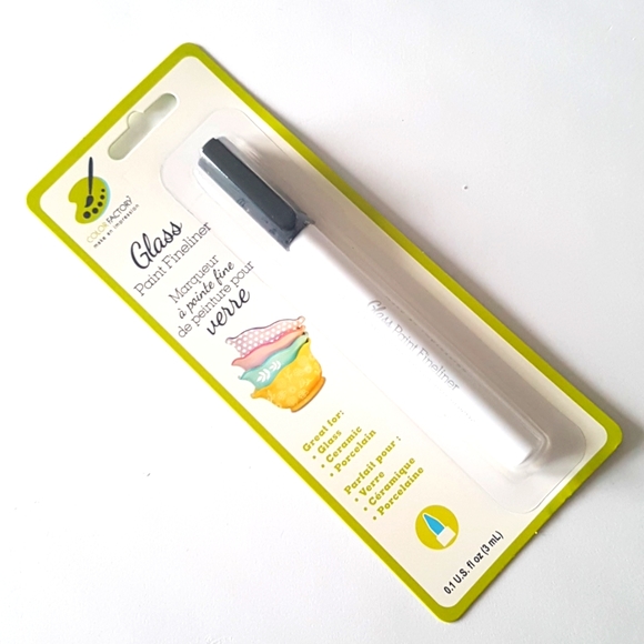 Glass Paint Fineliner Marker 3ml (Black) - Picture 3 of 9